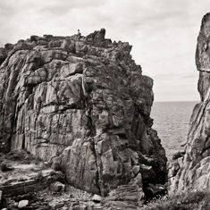 Plougrescant, Brittany (clouds slightly changed on top left due to a little film development problem)